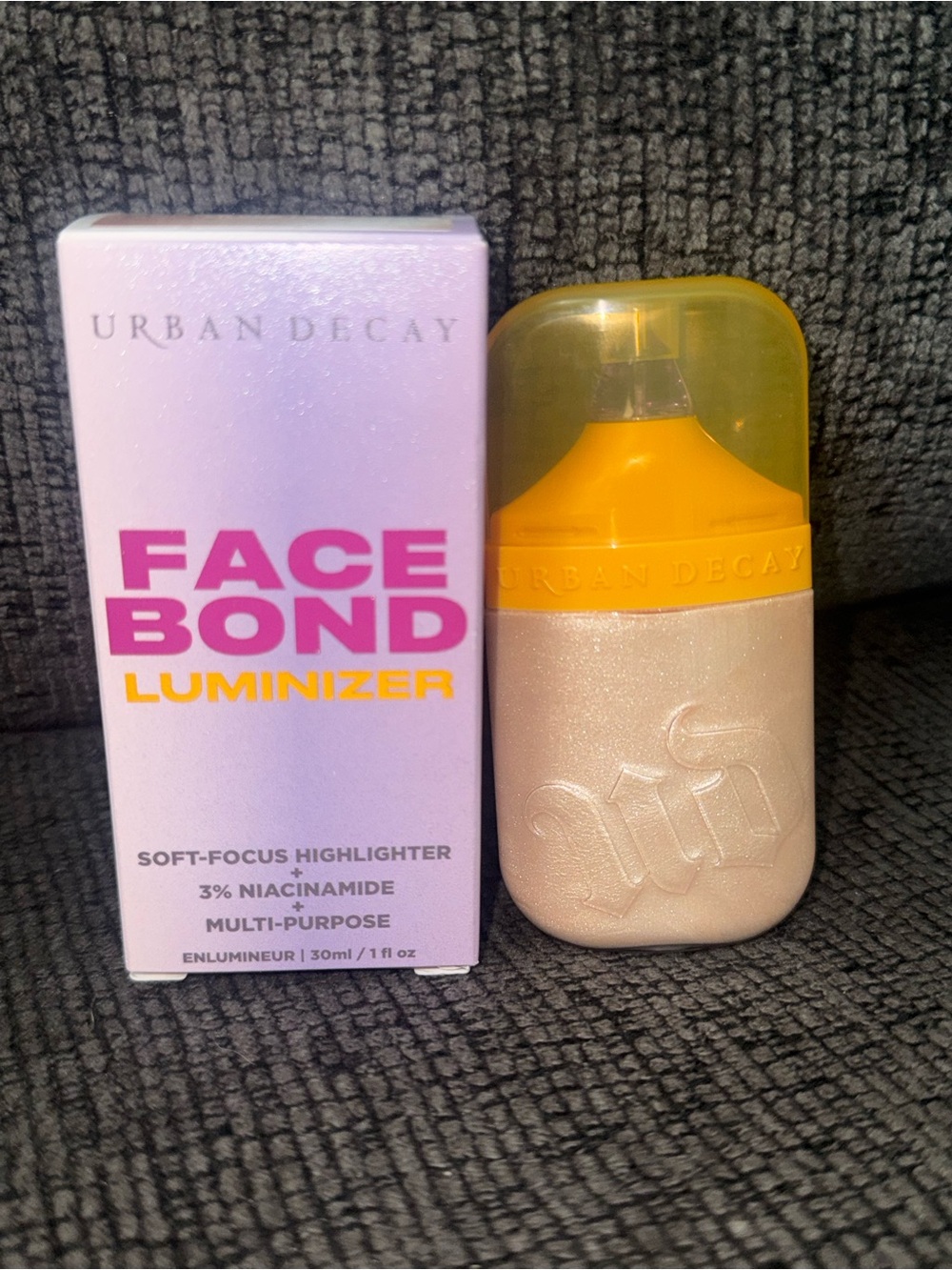 Urban Decay Face Bond Luminizer — Pink and Gold Shimmer